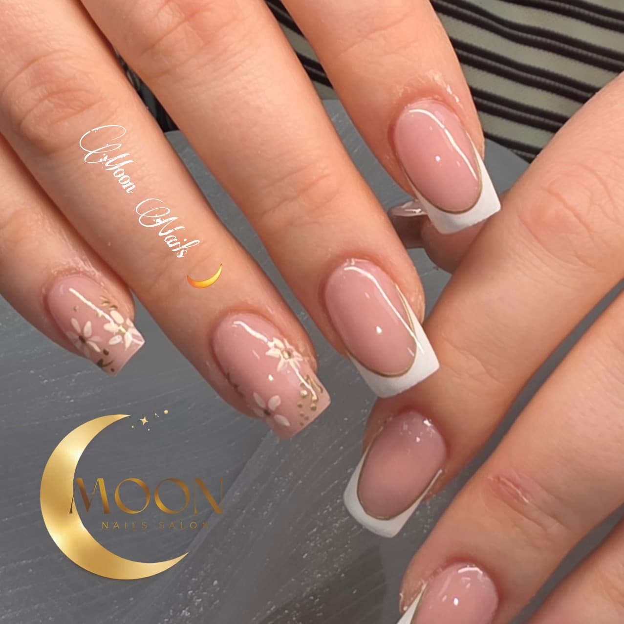 Moon Nails — nail art design 7
