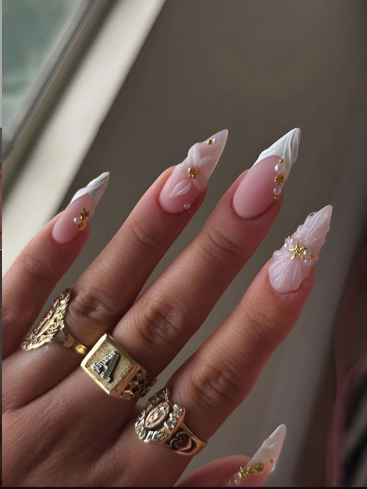 Moon Nails — nail art design 10